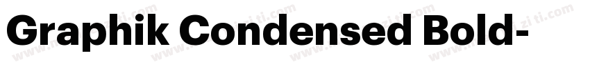 Graphik Condensed Bold字体转换